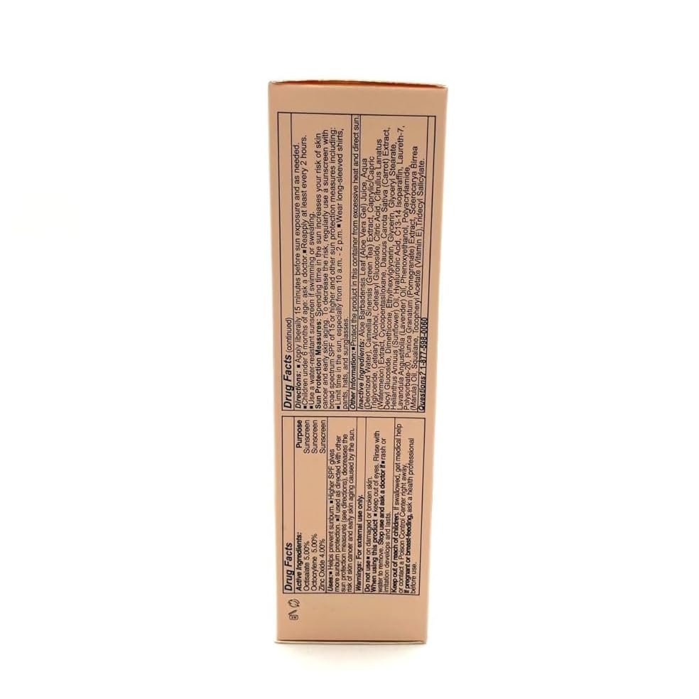 Eight Saints Chase the Sun Broad Spectrum SPF 30 Face Moisturizing Sunscreen - Mineral-Base Daily Face Moisturizer with Hyaluronic Acid, Squalane, and Vitamin E, 2 oz Avelisse