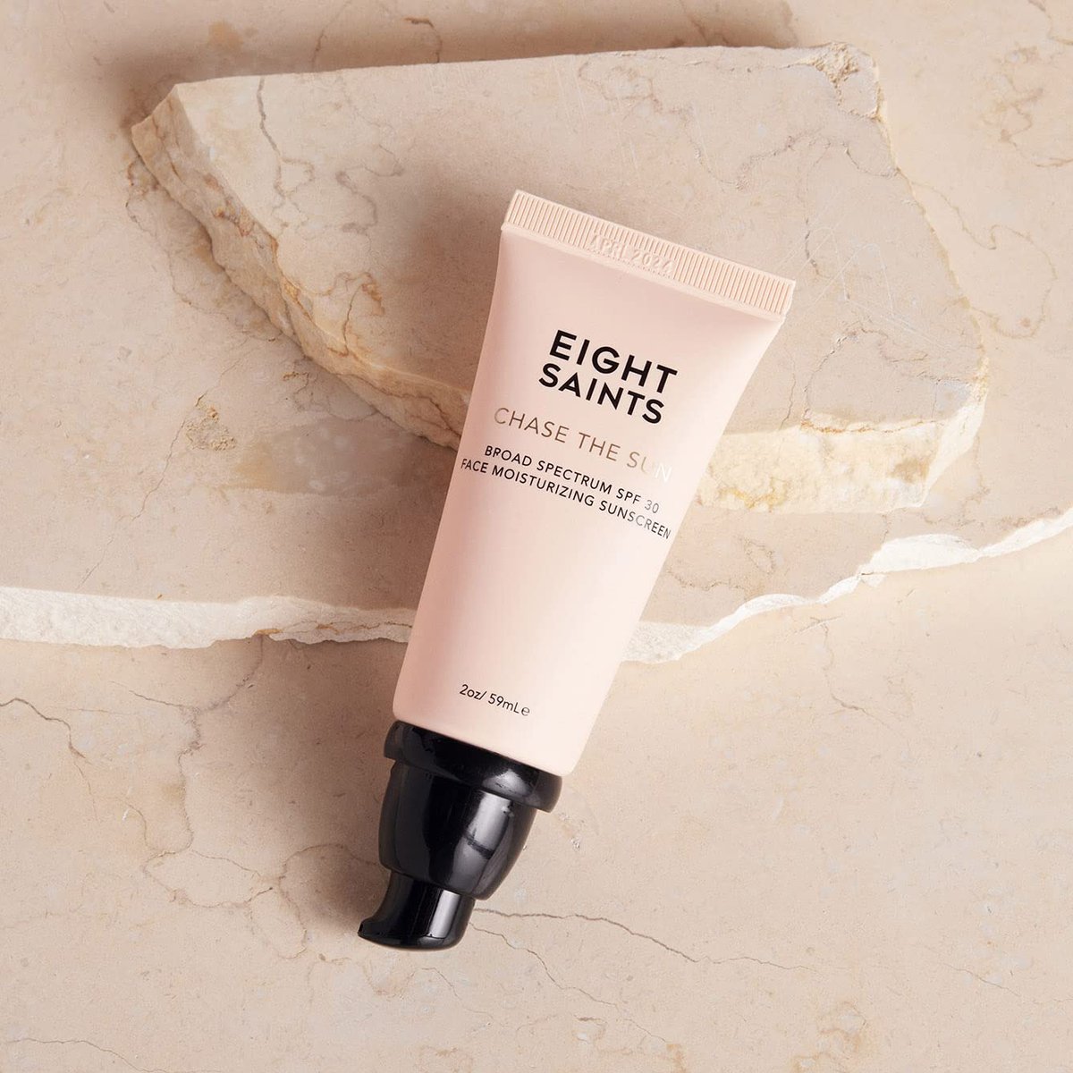 Eight Saints Chase the Sun Broad Spectrum SPF 30 Face Moisturizing Sunscreen - Mineral-Base Daily Face Moisturizer with Hyaluronic Acid, Squalane, and Vitamin E, 2 oz Avelisse