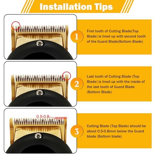 Precision Replacement Blade for Wahl Clippers – Compatible with MC3, MC2, Magic Clip, Color Pro & 5 Star Series - görsel 8