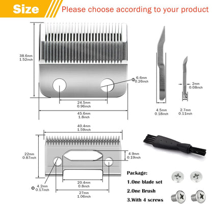 Precision Replacement Blade for Wahl Clippers – Compatible with MC3, MC2, Magic Clip, Color Pro & 5 Star Series