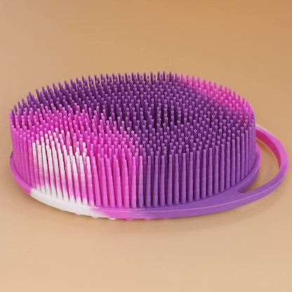Soft Exfoliating Body Shower Scrubber - Silicone Bath Brush for Kids & Adults - 3 Pack