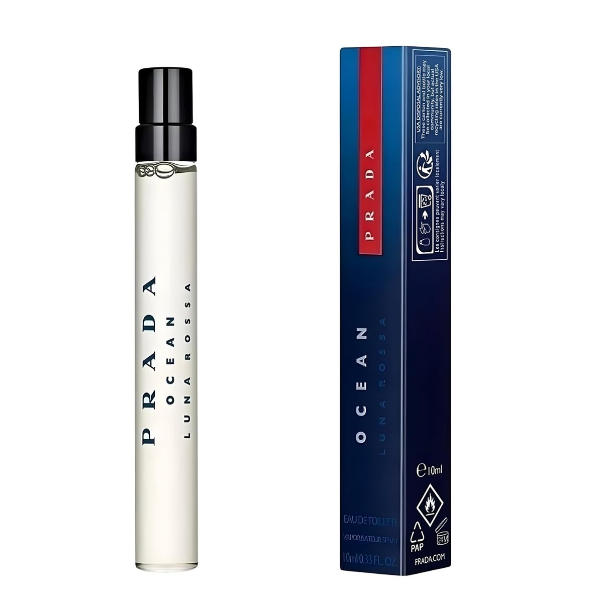 Prada Luna Rossa Ocean Eau de Toilette for Men - 0.33 Fl Oz Avelisse