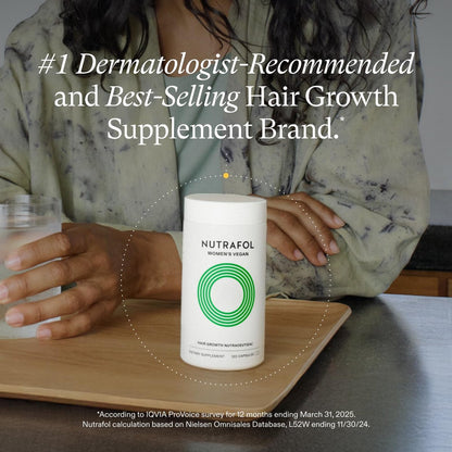 Nutrafol Women's Hair Growth Supplements – Clinically Tested for Thicker, Stronger Hair (Ages 18-44), 1-Month Supply Avelisse