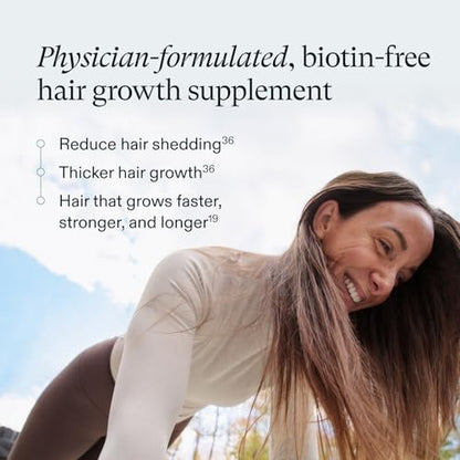 Nutrafol Women's Hair Growth Supplements – Clinically Tested for Thicker, Stronger Hair (Ages 18-44), 1-Month Supply Avelisse