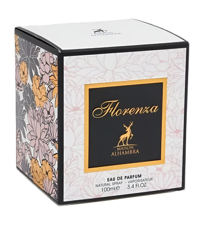 Florence by Maison Alhambra for Women - 3.4 oz Eau de Parfum Spray - Long-Lasting Floral Fragrance