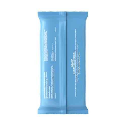 Cetaphil Gentle Skin Cleansing Cloths for Dry, Sensitive Skin – 25 Count (Pack of 3) – Hypoallergenic & Fragrance Free Face and Body Wipes Avelisse