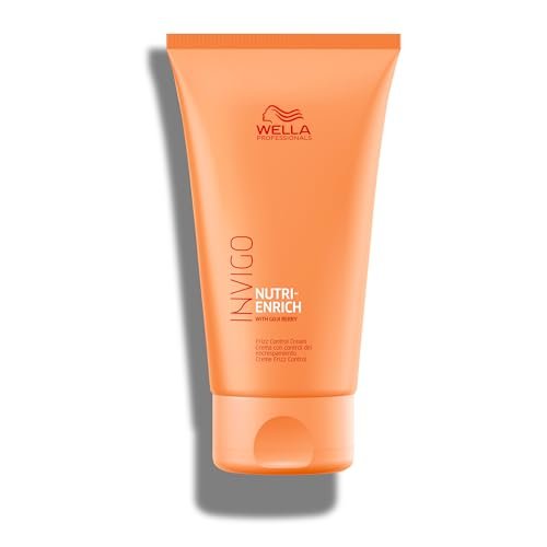 Wella Professionals Invigo Nutri-Enrich Frizz Control Cream with Goji Berry – Deep Nourishment & Smoothness for Dry or Stressed Hair (5.07 oz) Avelisse