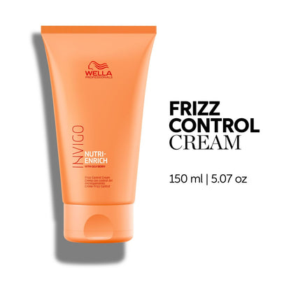 Wella Professionals Invigo Nutri-Enrich Frizz Control Cream with Goji Berry – Deep Nourishment & Smoothness for Dry or Stressed Hair (5.07 oz) Avelisse