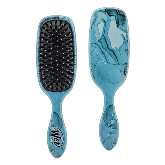 Wet Brush Shine Enhancer Hair Brush - Arctic Blue - Ultra-Soft IntelliFlex & Natural Boar Bristles for Shiny, Smooth Hair - Women & Men, Wet or Dry Use