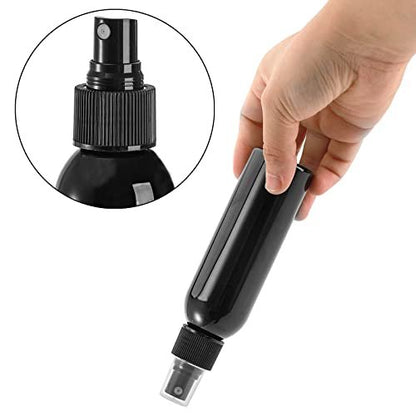 TOPZEA 30-Pack Black Empty Spray Bottles 4oz - Fine Mist Refillable Plastic Misters for Perfume, Cleaning, Essential Oils Avelisse