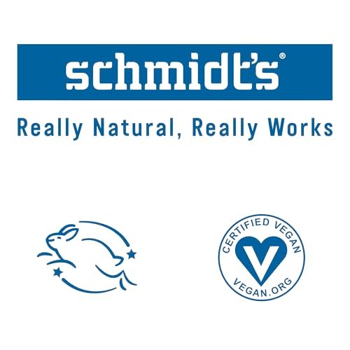 Schmidt's Aluminum-Free Vegan Deodorant Fresh Rain & Birch – 24 Hour Odor Protection, Natural Ingredients, Cruelty-Free, 2.65 oz - görsel 12