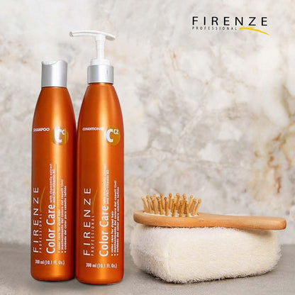 Firenze Professional Color Care Bundle - Sulfate-Free Shampoo & Conditioner for Color-Treated Hair, 10.1 fl oz Each