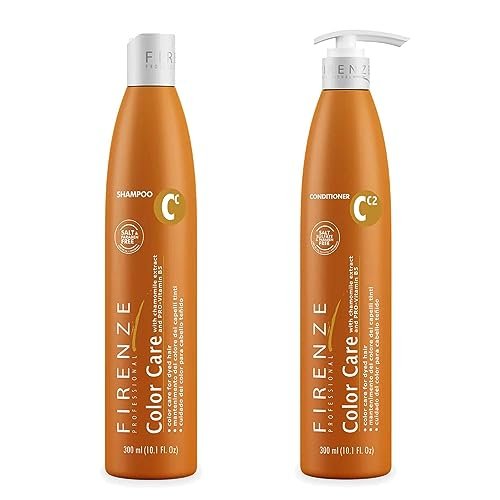 Firenze Professional Color Care Bundle - Sulfate-Free Shampoo & Conditioner for Color-Treated Hair, 10.1 fl oz Each - görsel 2