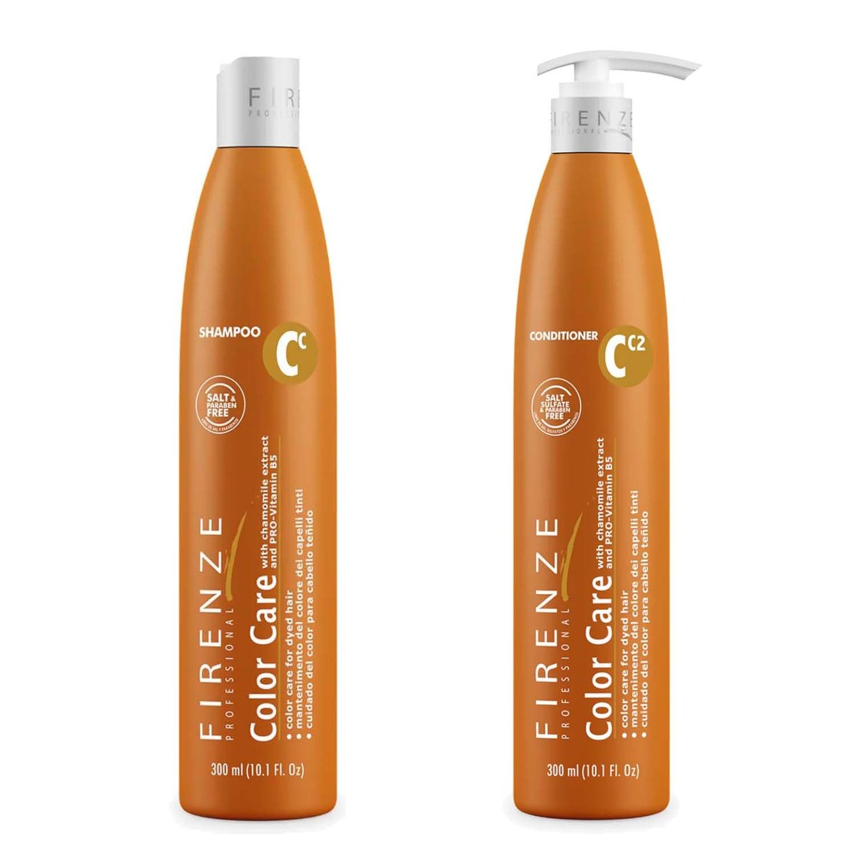 Firenze Professional Color Care Bundle - Sulfate-Free Shampoo & Conditioner for Color-Treated Hair, 10.1 fl oz Each - görsel 1