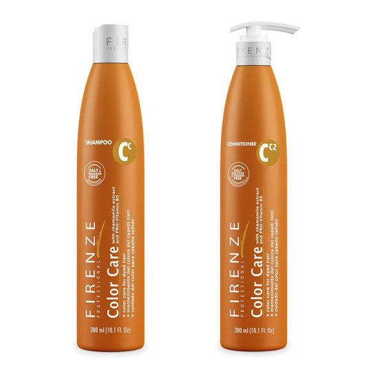Firenze Professional Color Care Bundle - Sulfate-Free Shampoo & Conditioner for Color-Treated Hair, 10.1 fl oz Each