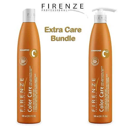 Firenze Professional Color Care Bundle - Sulfate-Free Shampoo & Conditioner for Color-Treated Hair, 10.1 fl oz Each - görsel 6