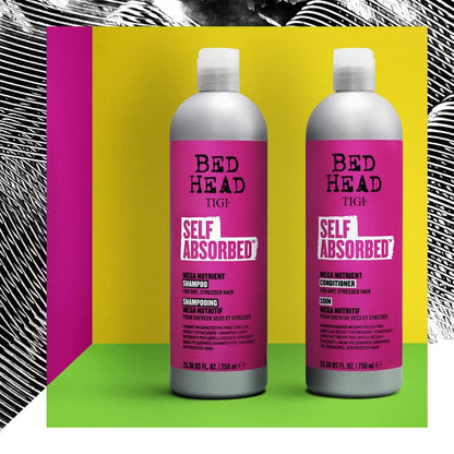 TIGI Bed Head Mega Nutrient Conditioner for Straight Hair – Nourishing & Moisturizing, 25.36 oz
