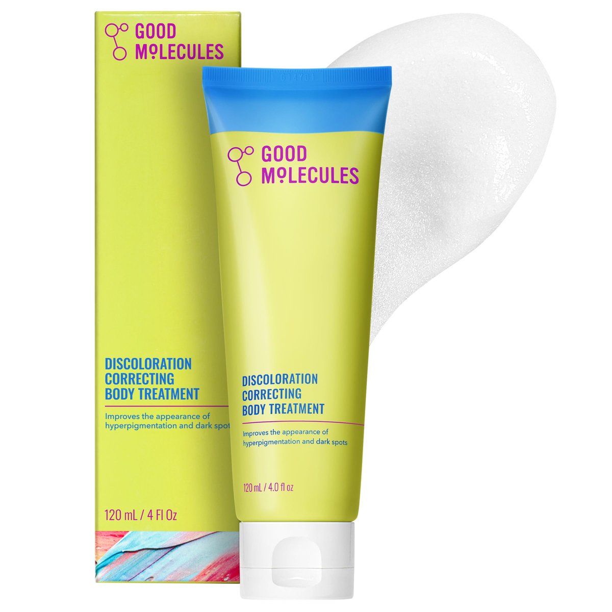 Good Molecules Discoloration Correcting Body Treatment - Anti-Pigment Cream with Niacinamide & Tranexamic Acid for Dark Spots - 4 oz Avelisse
