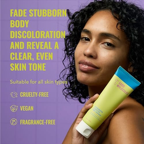 Good Molecules Discoloration Correcting Body Treatment - Anti-Pigment Cream with Niacinamide & Tranexamic Acid for Dark Spots - 4 oz Avelisse