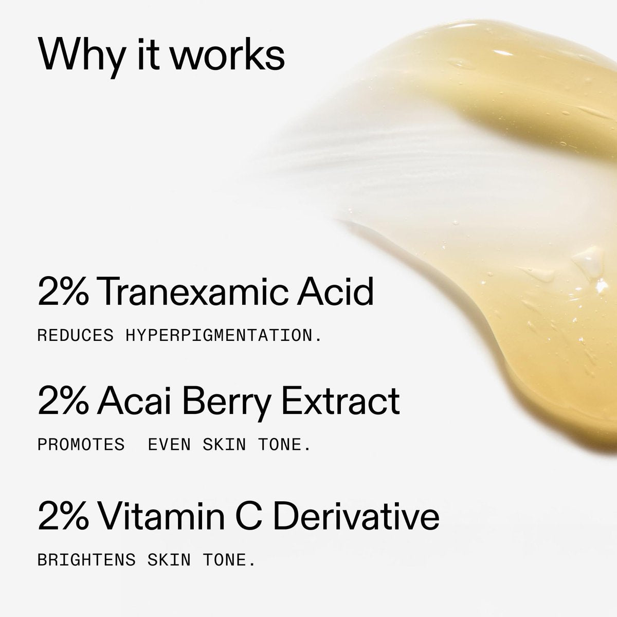 The INKEY List Tranexamic Acid Serum – Reduce Dark Spots & Uneven Skin Tone, 1 fl oz Avelisse