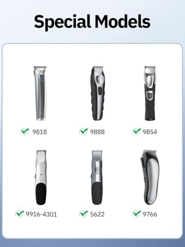 4.2V Charger Replacement for Wahl Trimmer Models 9888L, 5622, WNT-9, WNT-8, 9854L, 9918D, 5623, 79608 - Compatible with ZD5F042060US, S003HU0420060