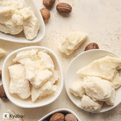 Kyabo Pure African White Ivory Shea Butter - 5Lbs | 100% Natural, Virgin, Raw, Unrefined, Grade A, Non-GMO | Premium Ghana Shea for Skin, Face, Body, Hair & Scalp Avelisse