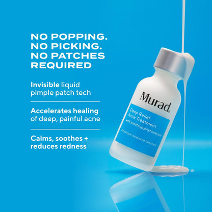 Murad Deep Relief Acne Spot Treatment with 2% Salicylic Acid – Patch-Like Liquid Treatment for Deep, Hormonal Acne & Breakouts – 1 Fl Oz Avelisse