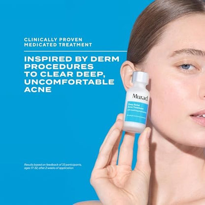 Murad Deep Relief Acne Spot Treatment with 2% Salicylic Acid – Patch-Like Liquid Treatment for Deep, Hormonal Acne & Breakouts – 1 Fl Oz Avelisse