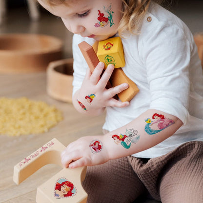 40 Sheets Princess Tattoos for Kids - Cartoon Temporary Tattoo Stickers Party Favor Set for Girls Boys