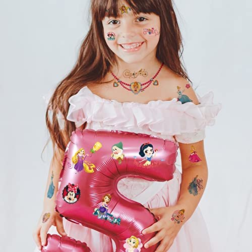 40 Sheets Princess Tattoos for Kids - Cartoon Temporary Tattoo Stickers Party Favor Set for Girls Boys - görsel 12