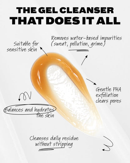 Then I Met You Soothing Tea Cleansing Gel - Vegan, Cruelty-Free Korean Cleanser with Fermented Rice, Centella, and Hydrating Licorice for Clear Skin, 3.38 oz Avelisse