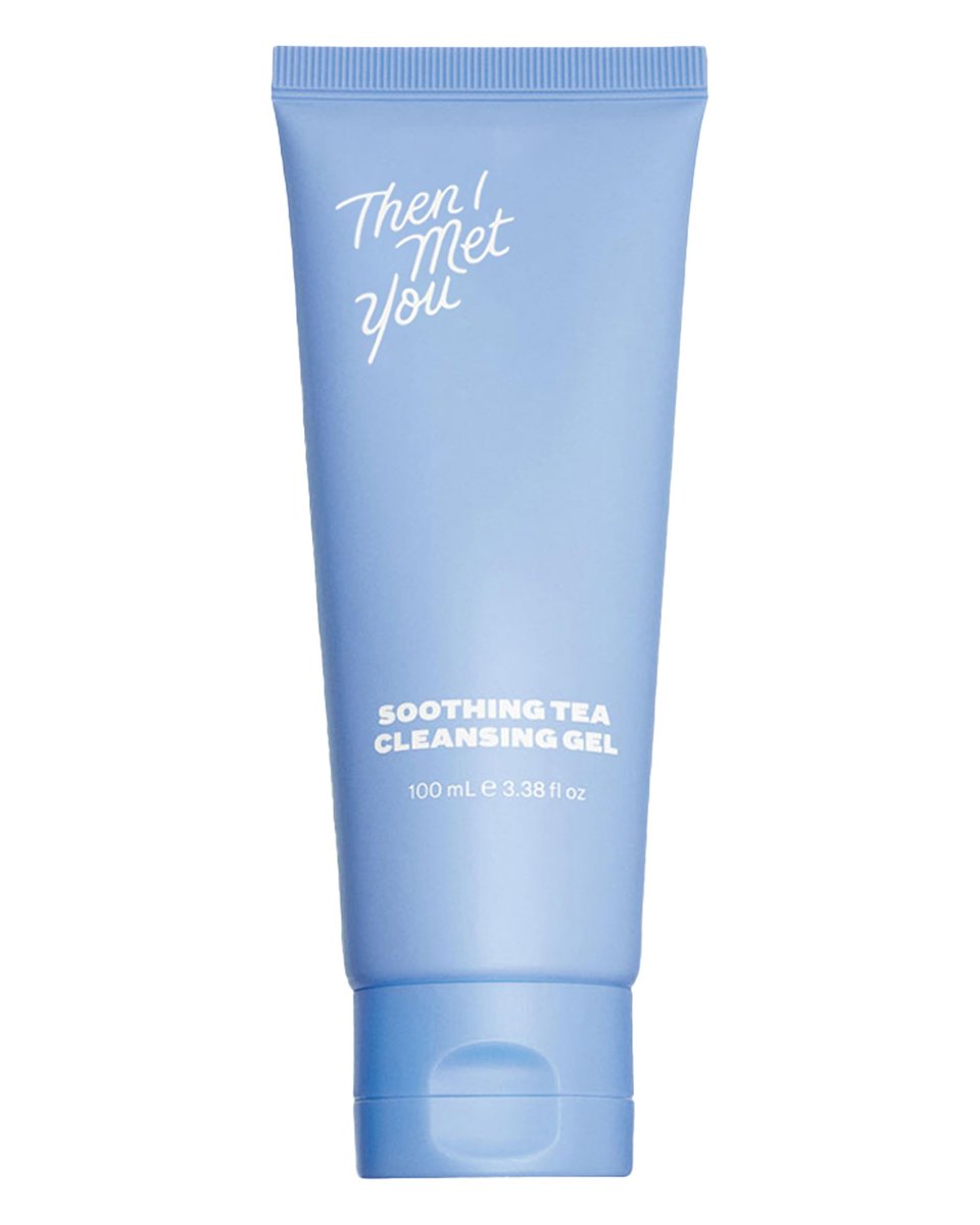 Then I Met You Soothing Tea Cleansing Gel - Vegan, Cruelty-Free Korean Cleanser with Fermented Rice, Centella, and Hydrating Licorice for Clear Skin, 3.38 oz Avelisse