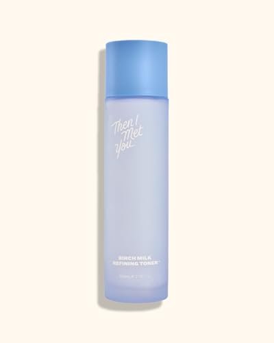 Then I Met You Birch Milk Refining Toner - Hydrating & Exfoliating Milky Toner for Deep Hydration, Pore Minimizing & Skin Barrier Strengthening - Korean Skincare, 3.38 oz Avelisse