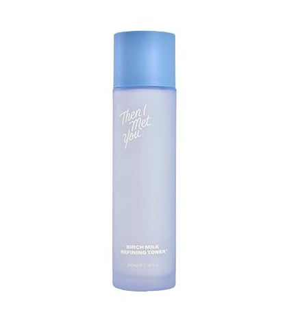 Then I Met You Birch Milk Refining Toner - Hydrating & Exfoliating Milky Toner for Deep Hydration, Pore Minimizing & Skin Barrier Strengthening - Korean Skincare, 3.38 oz Avelisse