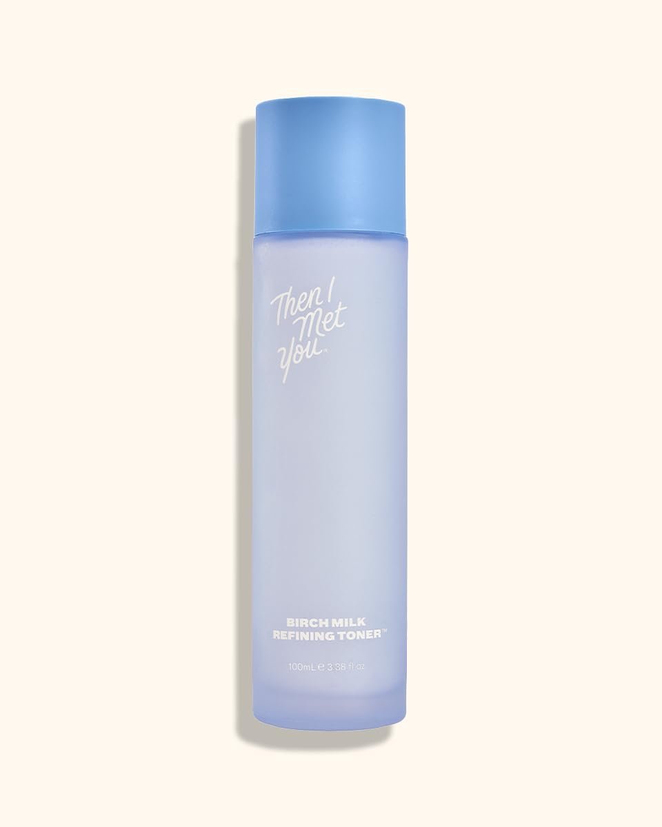 Then I Met You Birch Milk Refining Toner - Hydrating & Exfoliating Milky Toner for Deep Hydration, Pore Minimizing & Skin Barrier Strengthening - Korean Skincare, 3.38 oz Avelisse