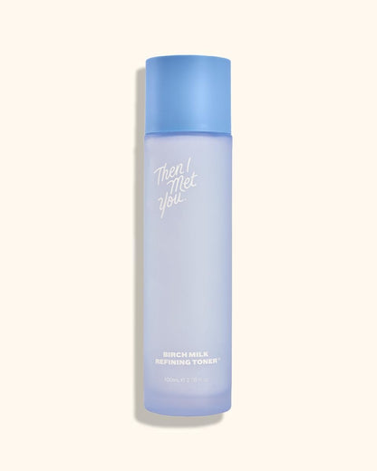 Then I Met You Birch Milk Refining Toner - Hydrating & Exfoliating Milky Toner for Deep Hydration, Pore Minimizing & Skin Barrier Strengthening - Korean Skincare, 3.38 oz Avelisse