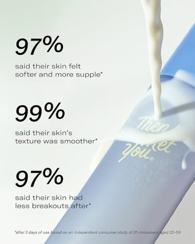 Then I Met You Birch Milk Refining Toner - Hydrating & Exfoliating Milky Toner for Deep Hydration, Pore Minimizing & Skin Barrier Strengthening - Korean Skincare, 3.38 oz Avelisse
