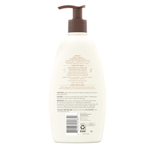 Aveeno Tone + Texture Daily Renewing Body Lotion with Prebiotic Oat - Fragrance-Free, 18 fl. oz - görsel 18