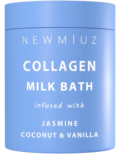 Creamy Coconut Collagen Milk Bath Soak Powder – Vanilla Jasmine Luxury Spa Bubble Bath Salt for Women Relaxation Gifts Avelisse