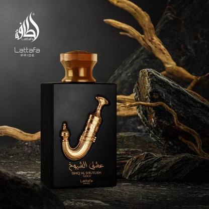 Lattafa Pride Ishq Al Shuyukh Gold for Unisex Eau de Parfum Spray, 3.4 oz Avelisse