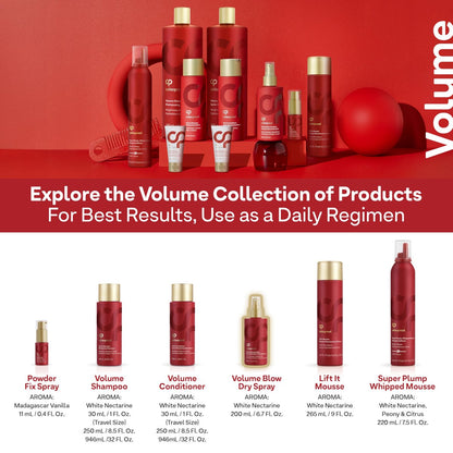 Colorproof Volume Blow Dry Spray Primer 6.7 Fl. Oz. – Volumizing Heat Protection Spray with White Nectarine Scent Avelisse