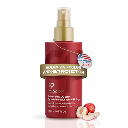 Colorproof Volume Blow Dry Spray Primer 6.7 Fl. Oz. – Volumizing Heat Protection Spray with White Nectarine Scent Avelisse
