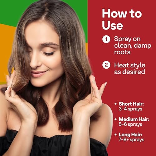 Colorproof Volume Blow Dry Spray Primer 6.7 Fl. Oz. – Volumizing Heat Protection Spray with White Nectarine Scent Avelisse