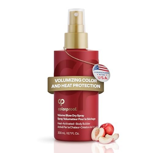 Colorproof Volume Blow Dry Spray Primer 6.7 Fl. Oz. – Volumizing Heat Protection Spray with White Nectarine Scent Avelisse
