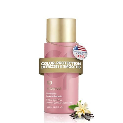 ColorProof Plush Locks Leave-in Smoothing Lotion – Anti-Frizz, Reduces Blow Dry Time, Sulfate-Free, Vegan, 6.7 fl oz Avelisse