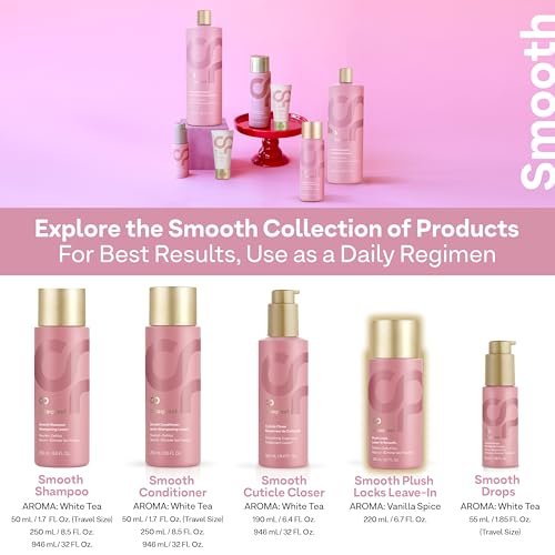 ColorProof Plush Locks Leave-in Smoothing Lotion – Anti-Frizz, Reduces Blow Dry Time, Sulfate-Free, Vegan, 6.7 fl oz Avelisse