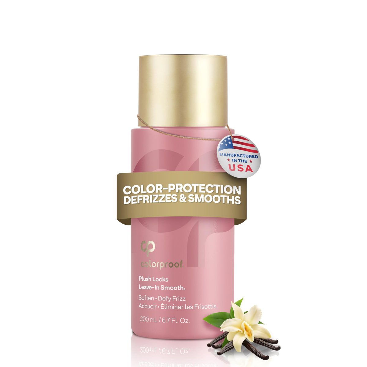 ColorProof Plush Locks Leave-in Smoothing Lotion – Anti-Frizz, Reduces Blow Dry Time, Sulfate-Free, Vegan, 6.7 fl oz Avelisse
