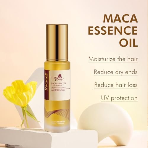 Karseell Moroccan Argan Oil for Hair – Cold Pressed, Weightless Hair Serum for Dry, Damaged Hair – 1.69 Fl Oz Avelisse
