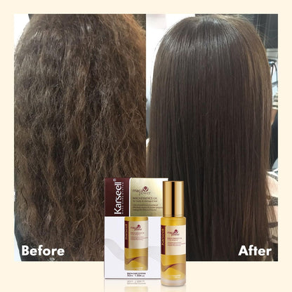 Karseell Moroccan Argan Oil for Hair – Cold Pressed, Weightless Hair Serum for Dry, Damaged Hair – 1.69 Fl Oz Avelisse