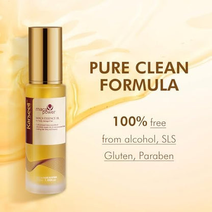 Karseell Moroccan Argan Oil for Hair – Cold Pressed, Weightless Hair Serum for Dry, Damaged Hair – 1.69 Fl Oz Avelisse